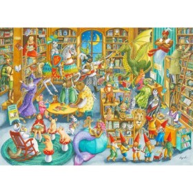 Puzzle Noaptea In Librarie, 1000 Piese Ravensburger - 1